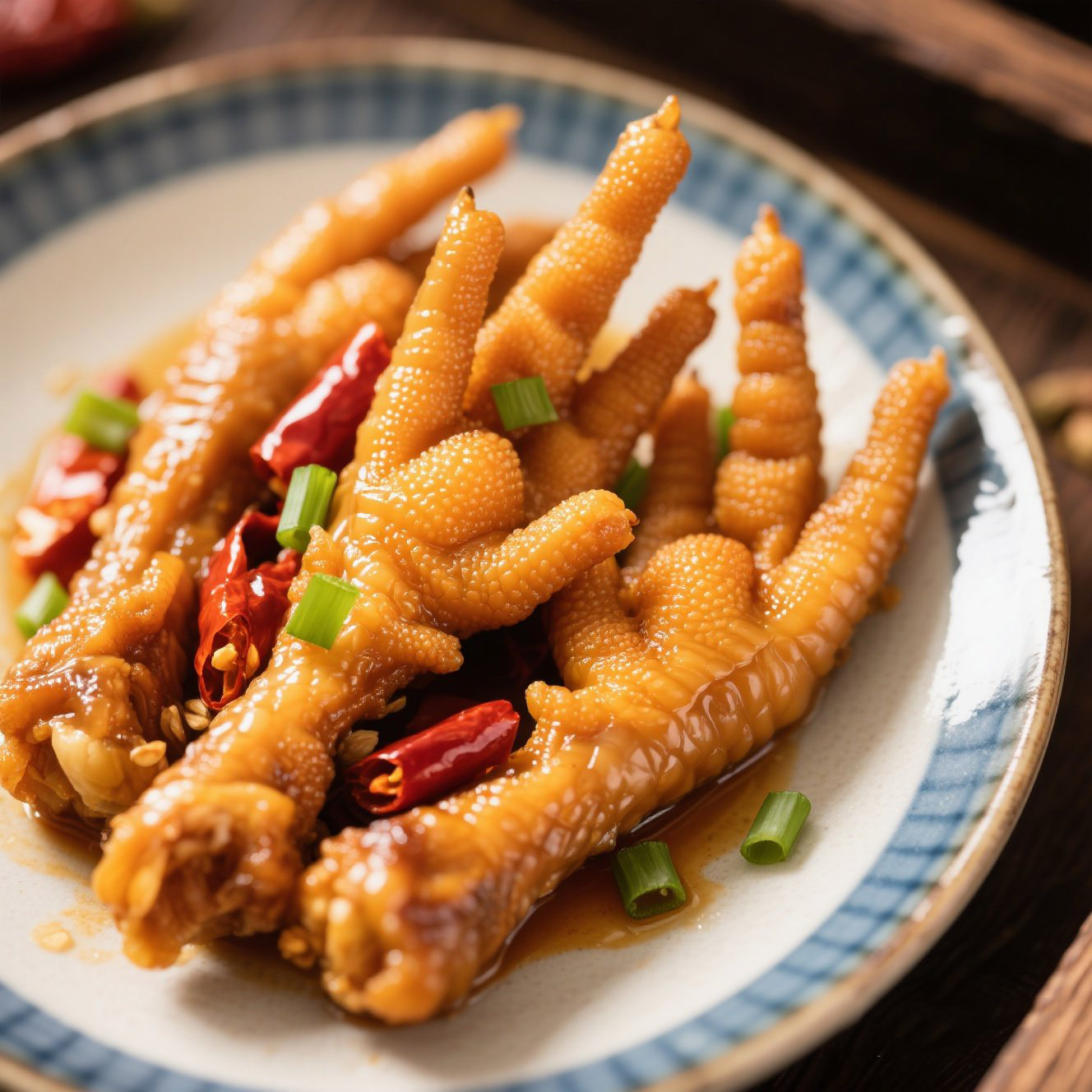 俏美味虎皮凤爪200g 卤香味鸡爪零食开袋即食独立包装休闲食品